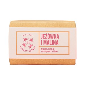Mydło Jeżówka i Malina z wyciągiem z jeżówki 110 g - Cztery Szpaki