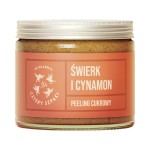 Peeling cukrowy do ciała Świerk i Cynamon 250 ml - Cztery Szpaki 