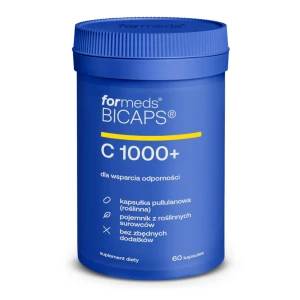 Bicaps C 1000 + witamina C bioflawonoidy cytrusowe 60 kapsułek - ForMeds