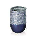 Kubek ze stali nierdzewnej z pokrywką By The Sea 420 ml - Chic-mic