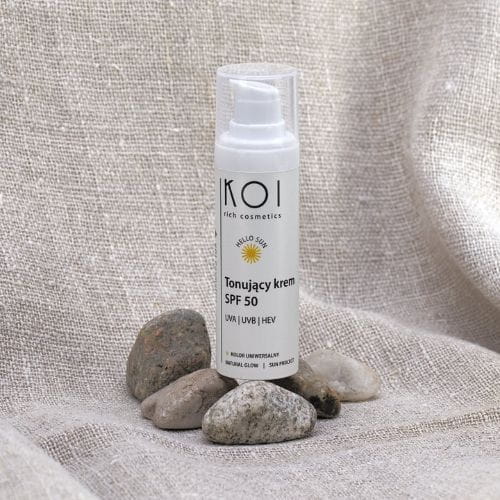 Tonizujący krem z filtrem SPF 50 30 ml - KOI
