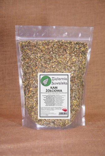 Kam żółciowa Mieszanka ziołowa wg przepisu Ojca Klimuszki 500 g - Zielarnia Suwalska