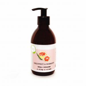 Mydło potasowe z oliwy z oliwek Grejfrut & Rozmaryn 300 ml - Koszyczek Natury