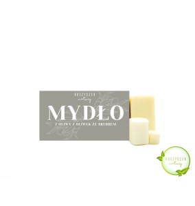 Mydło z oliwy z oliwek ze Srebrem 100 g - Koszyczek Natury