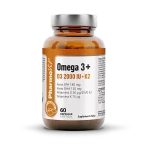 Omega 3 + D3 2000 IU + K2 60 kapsułek - PharmoVit