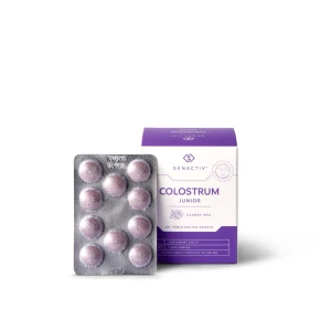 Colostrum Junior z czarnym bzem tabletki do ssania 60 szt - Genactiv 