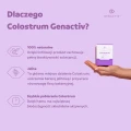Colostrum Junior z czarnym bzem tabletki do ssania 60 szt - Genactiv