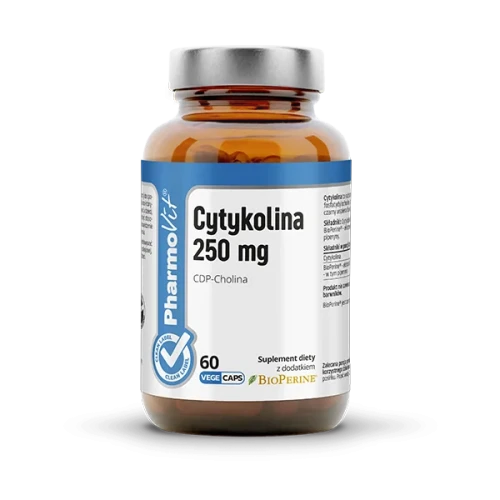 Cytykolina 250 mg CDP-Cholina - 60 kapsułek vege - Pharmovit