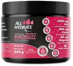 ALLHydrate Elektrolity Raspberry smak malinowy proszek 305 g 50 porcji - Aliness
