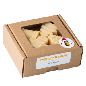 Zestaw mini mydeł Let it Snow 35 g - Miodowa Mydlarnia