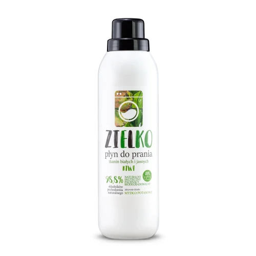 Płyn do prania białych i jasnych tkanin Kiwi 1 l - Zielko