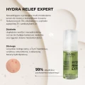 Nawadniająco-wyciszające multi-molekularne serum do twarzy z kompleksem kwasów hialuronowych 15%, ekstraktem z wąkrotki azjatyckiej 3% i prebiotykami 2% Hydra Relief Expert