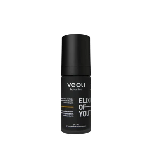 Rozjaśniająco-odżywcze serum emulsyjne z tetraizopalmitynianem askorbylu 5% i trokserutyną 1% Elixir Of Youth 30 ml - Veoli Botanica