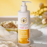 Płyn do kąpieli i żel do mycia ciała i włosów dla dzieci i niemowląt Miodowo Owsiany 280 ml - Miodowa Mydlarnia