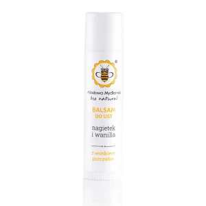 Balsam do ust Nagietek i Wanilia 5,5 ml - Miodowa Mydlarnia