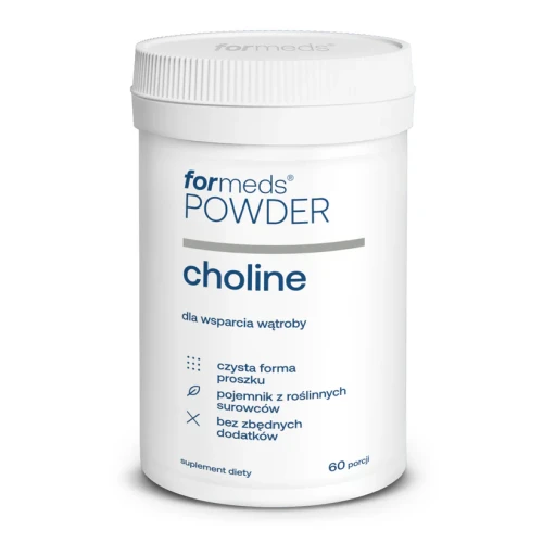 Choline cholina witamina B4 proszek 60 porcji - ForMeds Powder