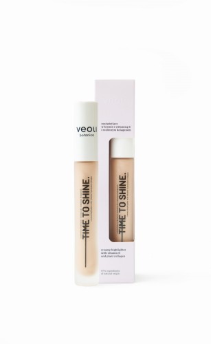 Rozświetlacz w kremie z witaminą E i roślinnym kolagenem Time To Shine 10 ml - Veoli Botanica