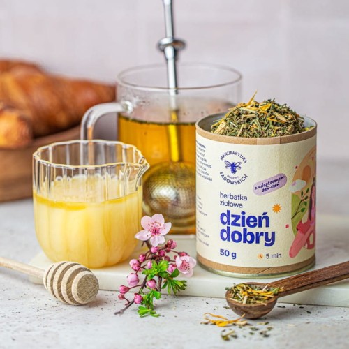Herbata ziołowa Dzień dobry 50 g - Pasieki Rodziny Sadowskich