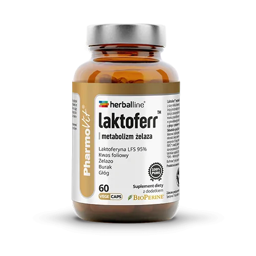 Laktoferr™ metabolizm żelaza 60 kapsułek - PharmoVit