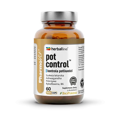 Pot control™ kontrola potu 60 kapsułek - PharmoVit