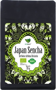 EcoBlik Herbata zielona Japan Sencha liściasta  EKO 70 g - Aliness