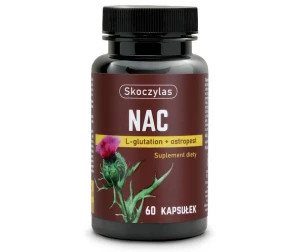 NAC L-glutation Ostropest 60 kapsułek - Skoczylas