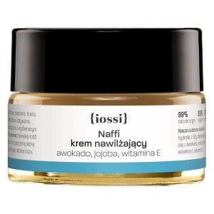 Naffi Krem nawilżający Awokado, jojoba, witamina E MINI 15 ml - iossi 