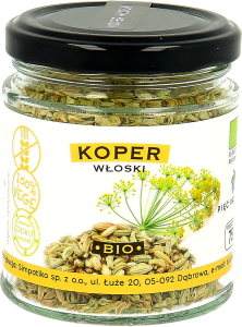 Koper włoski nasiona bezglutenowy BIO 75 g - Pięć Przemian
