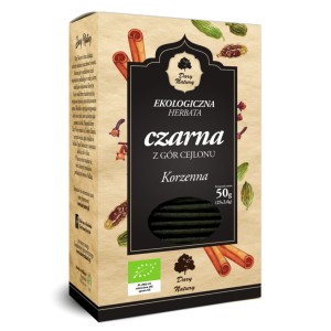 Herbata Czarna korzenna EKO fix 25 x 2 g (saszetki) - Dary Natury