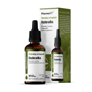 Kozieradka ekstrakty w kroplach 30 ml - PharmoVit