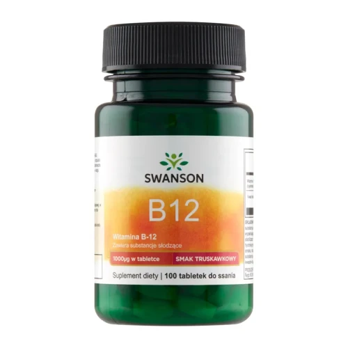 Witamina B12 1000 µg 100 tabletek do ssania - Swanson