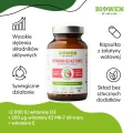 Witaminy D3 + K2 MK7 Forte 12 000 IU 60 kapsułek - Biowen
