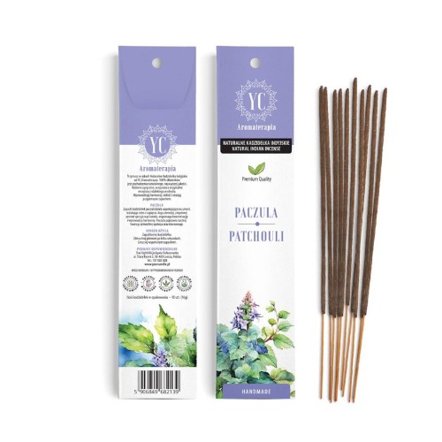 Kadzidła indyjskie Paczula 10 sztuk 16 g - Your Candle