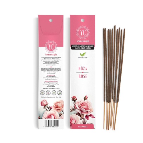 Kadzidła indyjskie Róża 10 sztuk 16 g - Your Candle