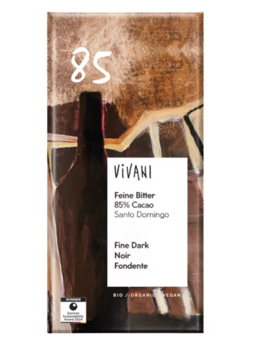 Czekolada gorzka 85% kakao BIO 80 g - Vivani