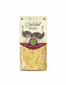 Makaron z jajami strusimi krajanka BIO Sielska Kluska 250 g - Bartolini