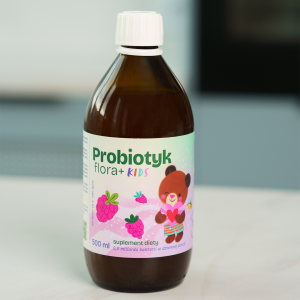 Probiotyk Flora+ KIDS 500 ml - Manufaktura Rodziny Sadowskich