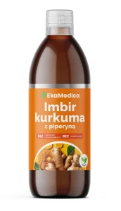 Imbir Kurkuma z Piperyną 500 ml - EkaMedica