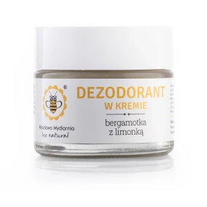 Dezodorant w kremie Bergamotka Limonka 55 g - Miodowa Mydlarnia