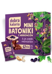 Mini batoniki a'la ciasto porzeczkowe 6 sztuk - Dobra Kaloria