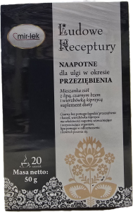 Ludowe Receptury Napotne dla ulgi w okresie przeziębienia - 20 saszetek - Mir-Lek