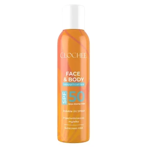 Przeciwsłoneczna mgiełka SPF50 Face & Body 150 ml - Clochee