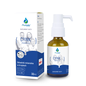 Cynk glukonian cynku 7,5 mg krople 30 ml - Avitale