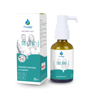 Selen L-selenometionina 50 µg krople 30 ml - Avitale