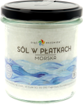 Sól morska w płatkach biała bezglutenowa 180 g - Pięć Przemian