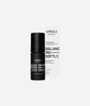 Wyciszająco-nawilżający krem do twarzy na dzień z prebiotykiem 0,25%, mocznikiem 2% oraz olejem z winogron 4% Balance Me Softly 30 ml - Veoli Botanica