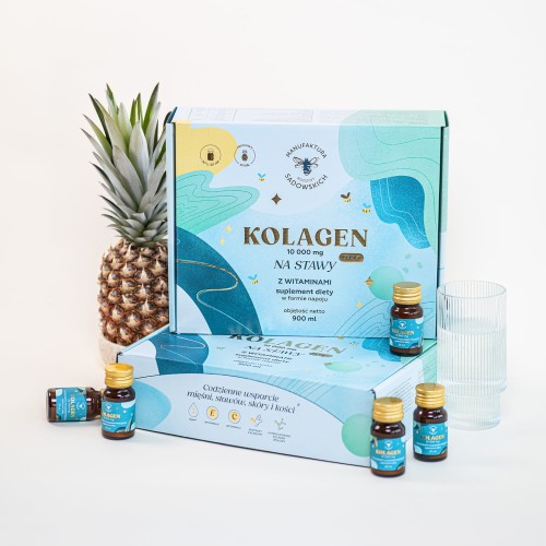 Kolagen Flex+ na stawy 10 000 mg shoty 30 x 30 ml - Manufaktura Rodziny Sadowskich