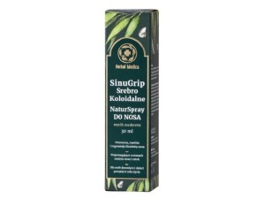 SinuGrip Srebro Koloidalne NaturSpray do Nosa 30 ml - Herbal Monasterium