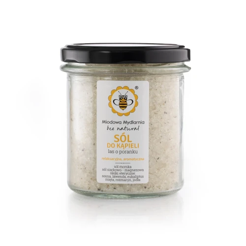 Sól do kąpieli Las o Poranku 350 g - Miodowa Mydlarnia
