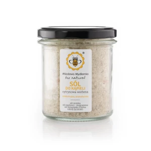 Sól do kąpieli Cytrynowa Werbena 350 g - Miodowa Mydlarnia